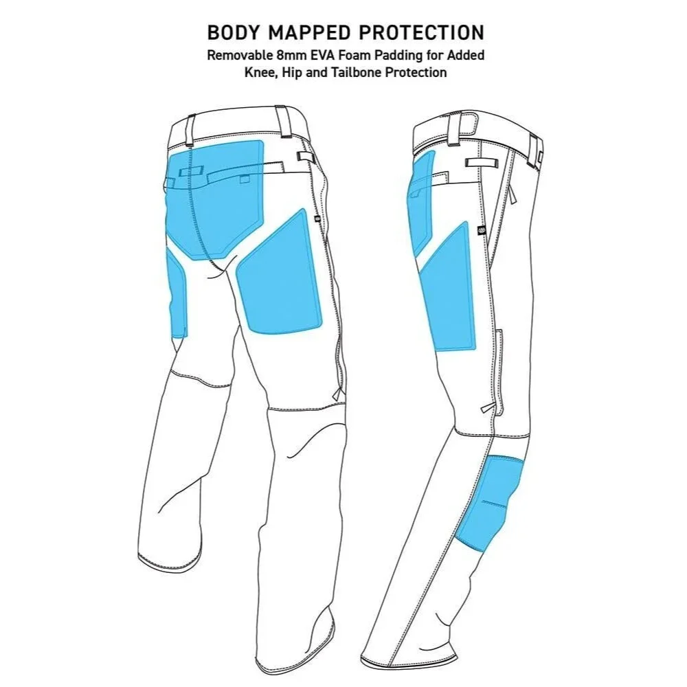 686 Youth Progression Padded Pant in Black in Small